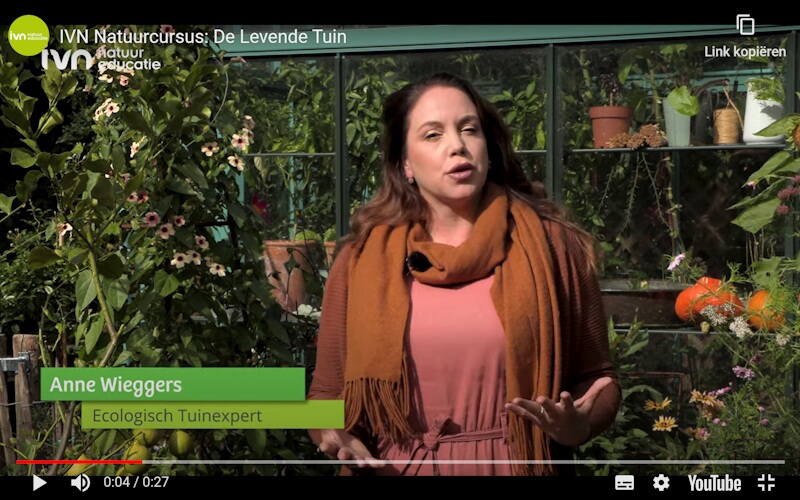 Online Cursus De levende tuin IVN Natuureducatie