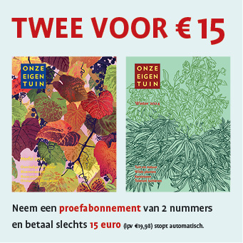 Proefabonnement tuinblad Onze Eigen Tuin - twee nummers voor € 15,-